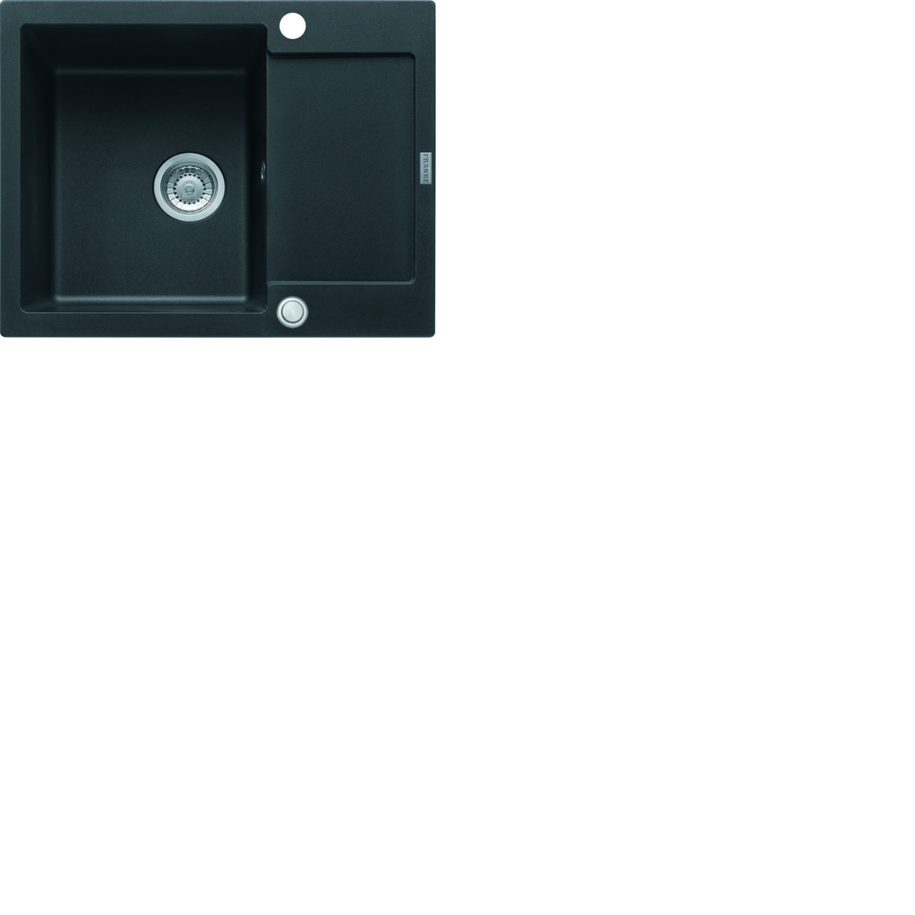 Spüle Mrg 611-62 - Schwarz, Basics, Kunststoff (62/50cm) - Franke