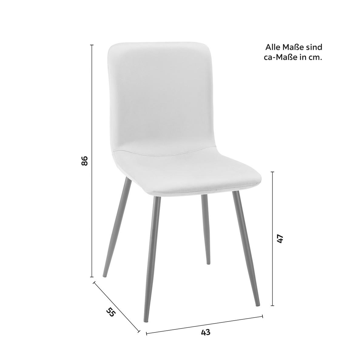 Moderní jídelní židle ELIF béžová - černá/béžová, Moderní, kov/dřevo (43/86/55cm) - P & B