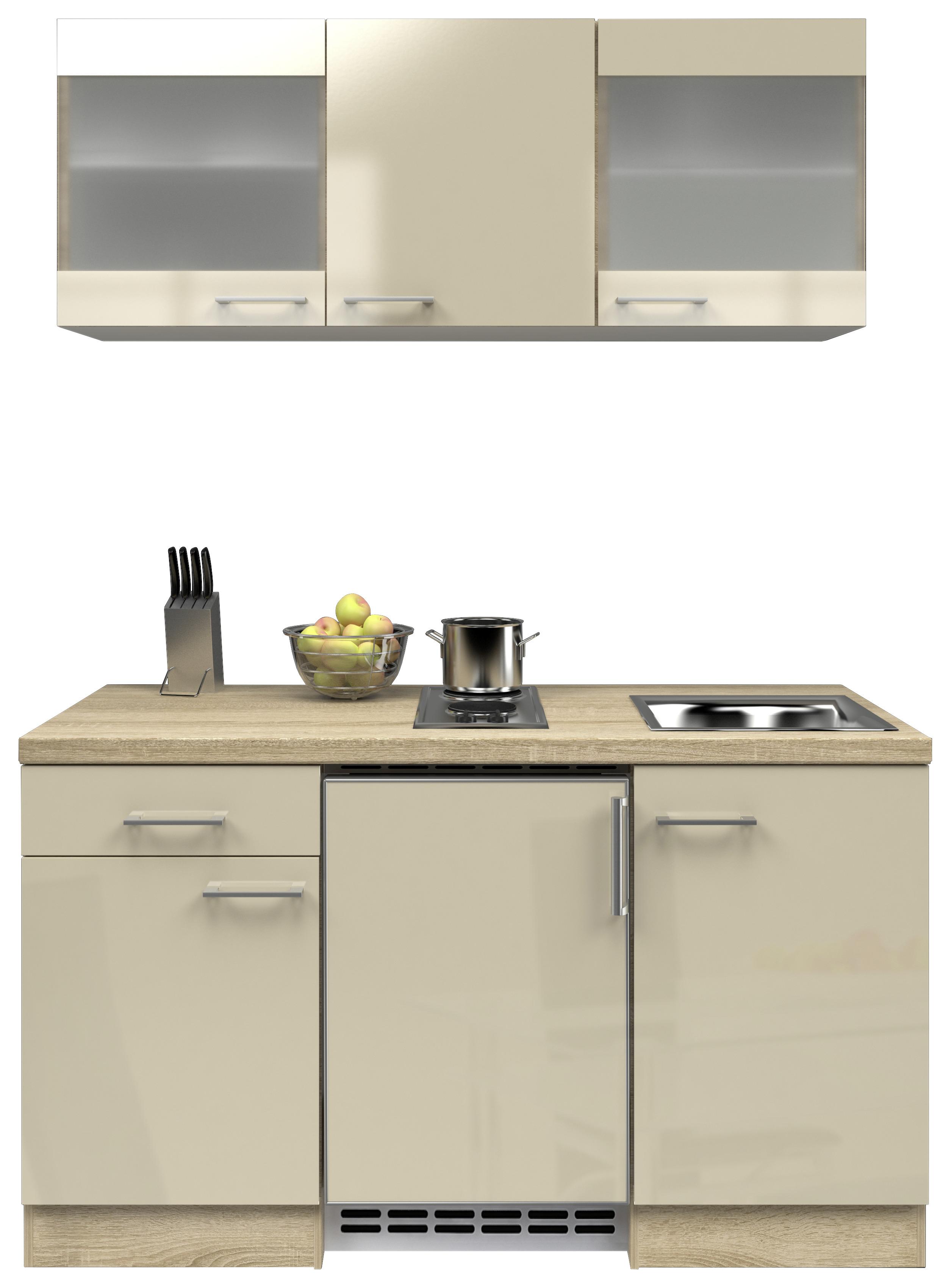 Kompakte Küche in Kaschmir Dekor