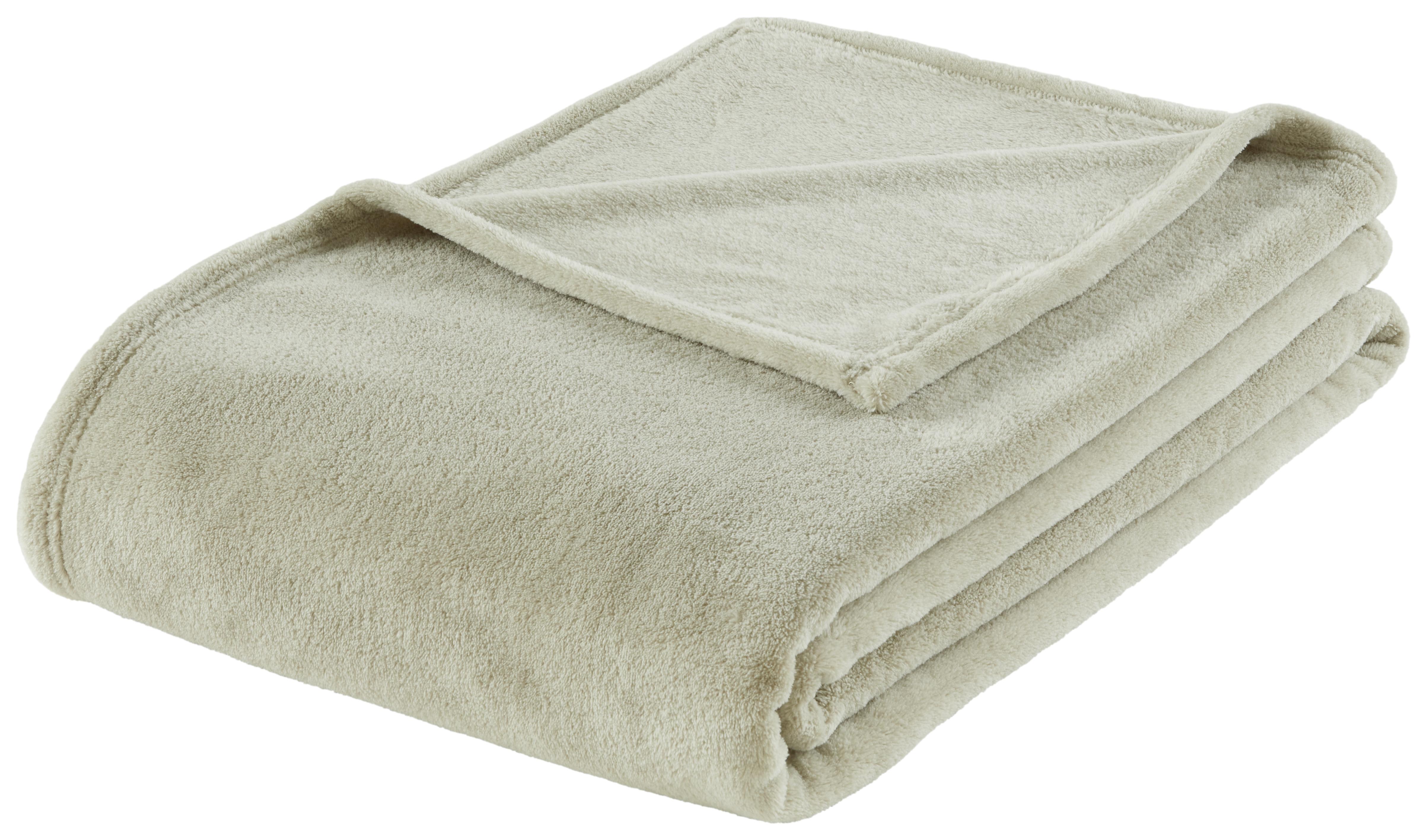 Měkká Deka Kuschelix, 140/200cm, Šedá - zelená, textil (140/200cm) - Modern Living