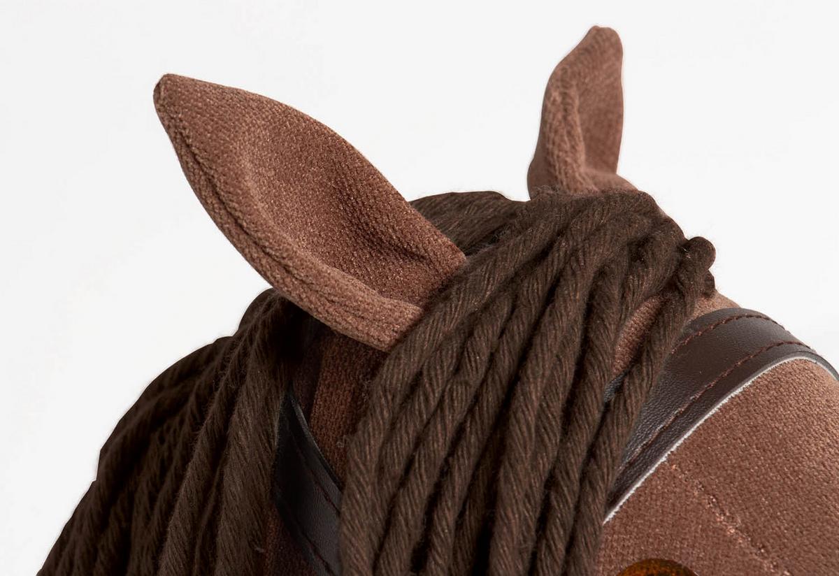 Steckenpferd Natur/Hellbraun BxHxT: 24x65x12 cm - Hellbraun/Naturfarben, Basics, Textil (24/65/12cm) - Pinolino