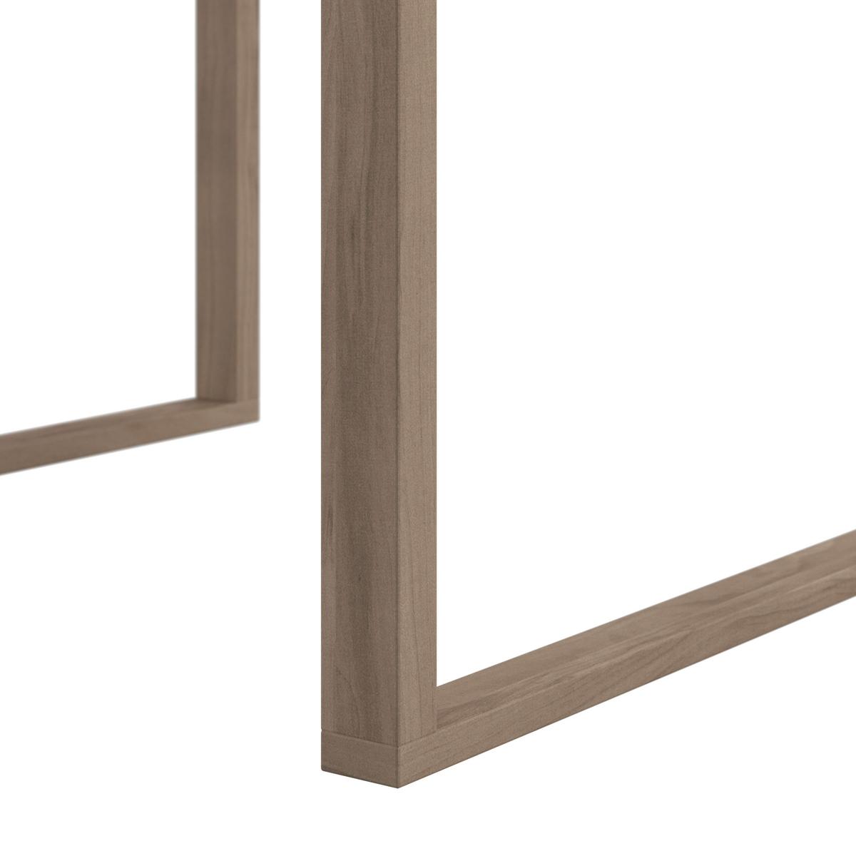 JEDÁLENSKÁ TERASOVÁ SÚPRAVA ANOUK - krémová/sivobiela, Modern, drevo/textil (194/67/71cm) - Bessagi Garden