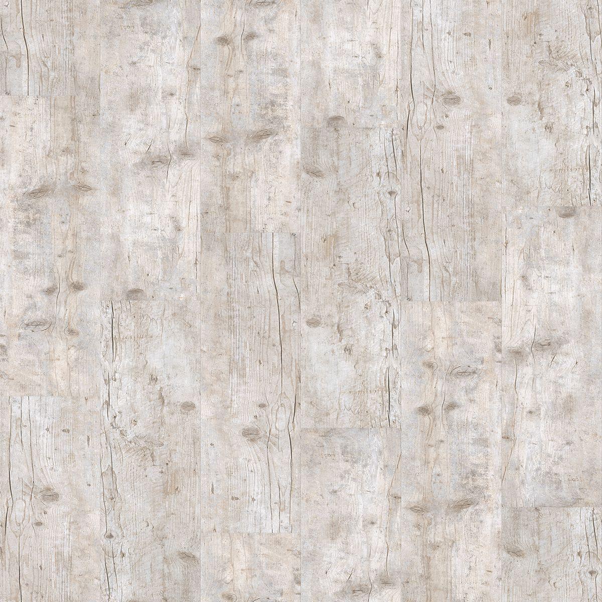 Designboden Weiß /hellgrau Landhausdiele Stärke 9,6mm - Hellgrau/Weiß, Basics, Holzwerkstoff/Kunststoff (120,7/21,6/0,96cm) - Parador