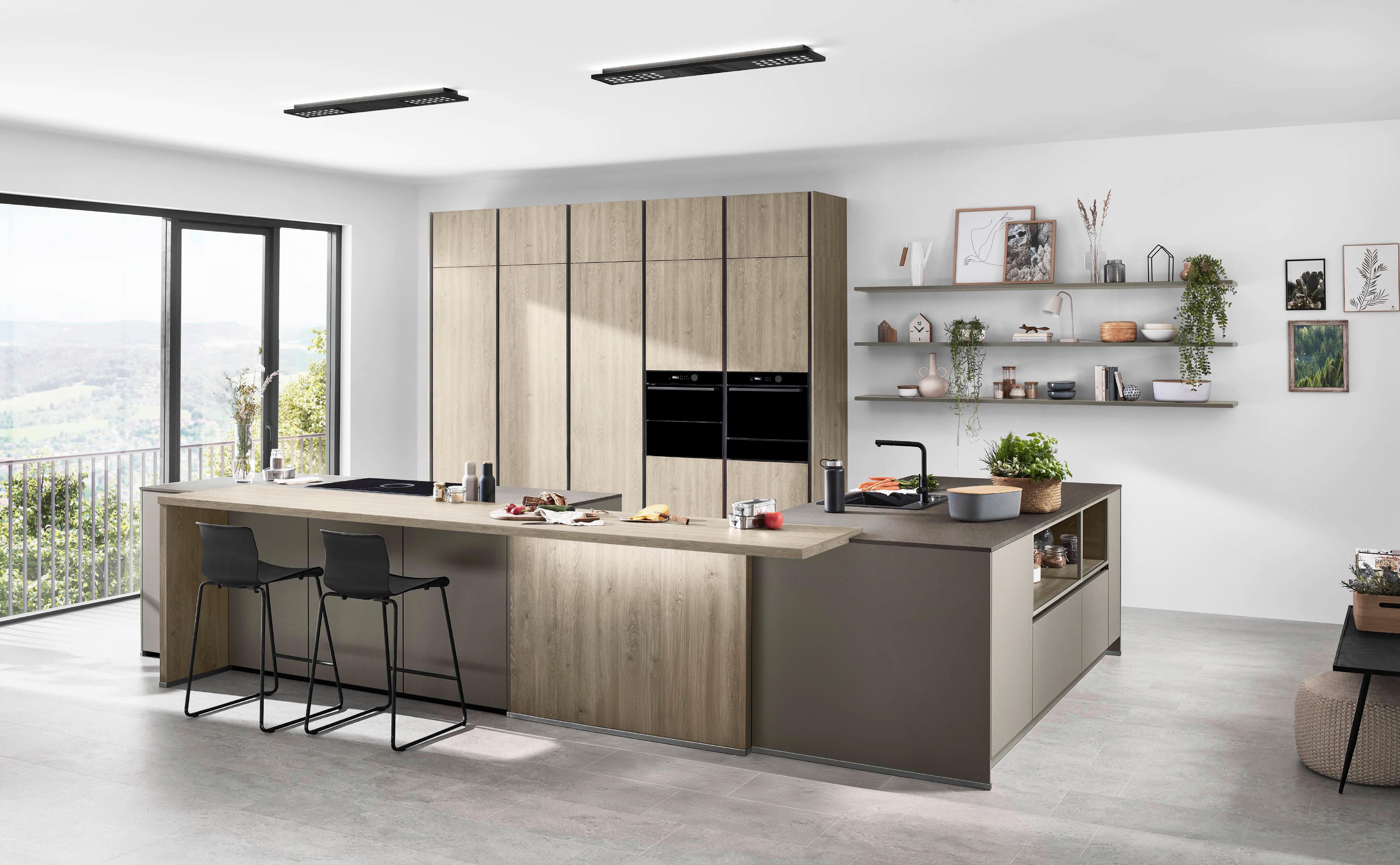 Einbauküche Riga Frei Planbar Modernes Design - MODERN, Holzwerkstoff - Vertico