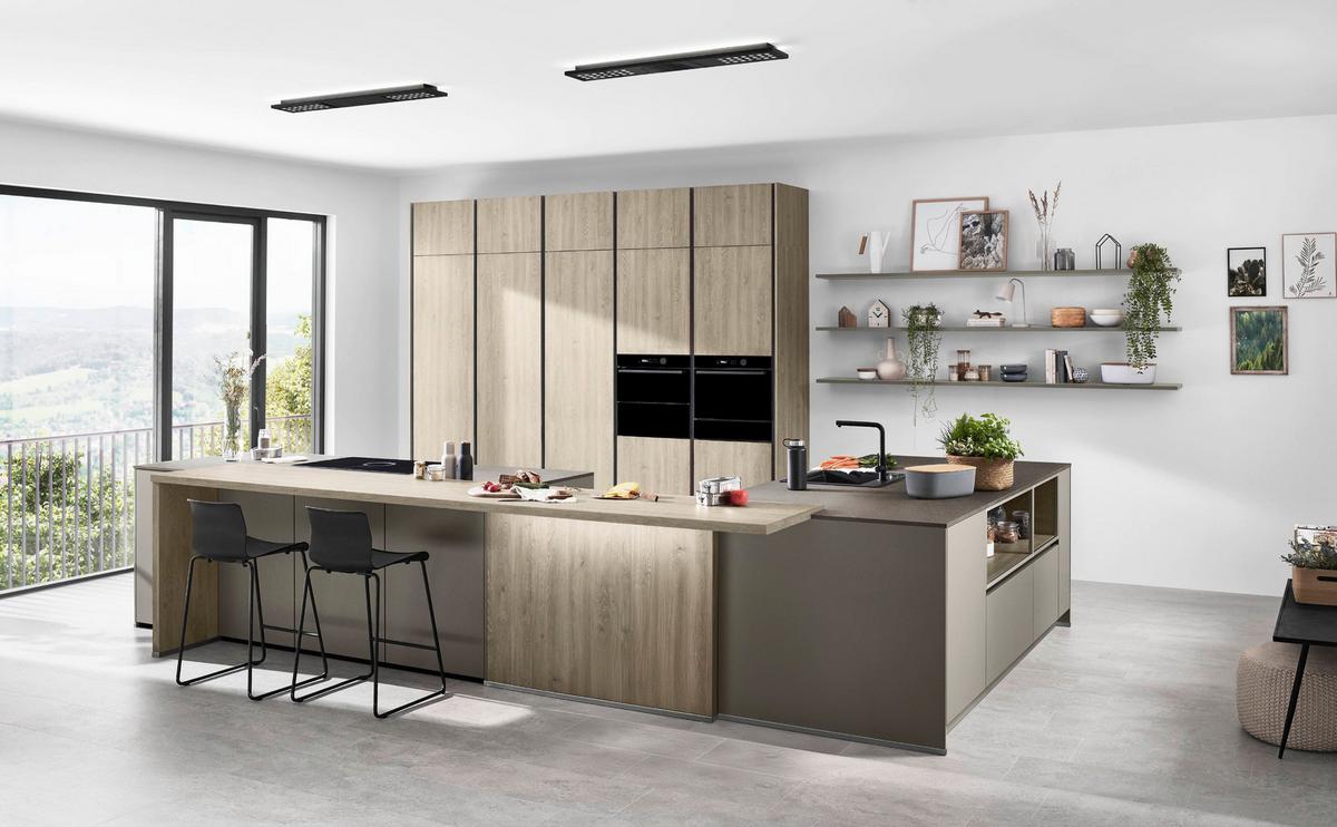 Einbauküche Riga Frei Planbar Modernes Design - MODERN, Holzwerkstoff - Vertico