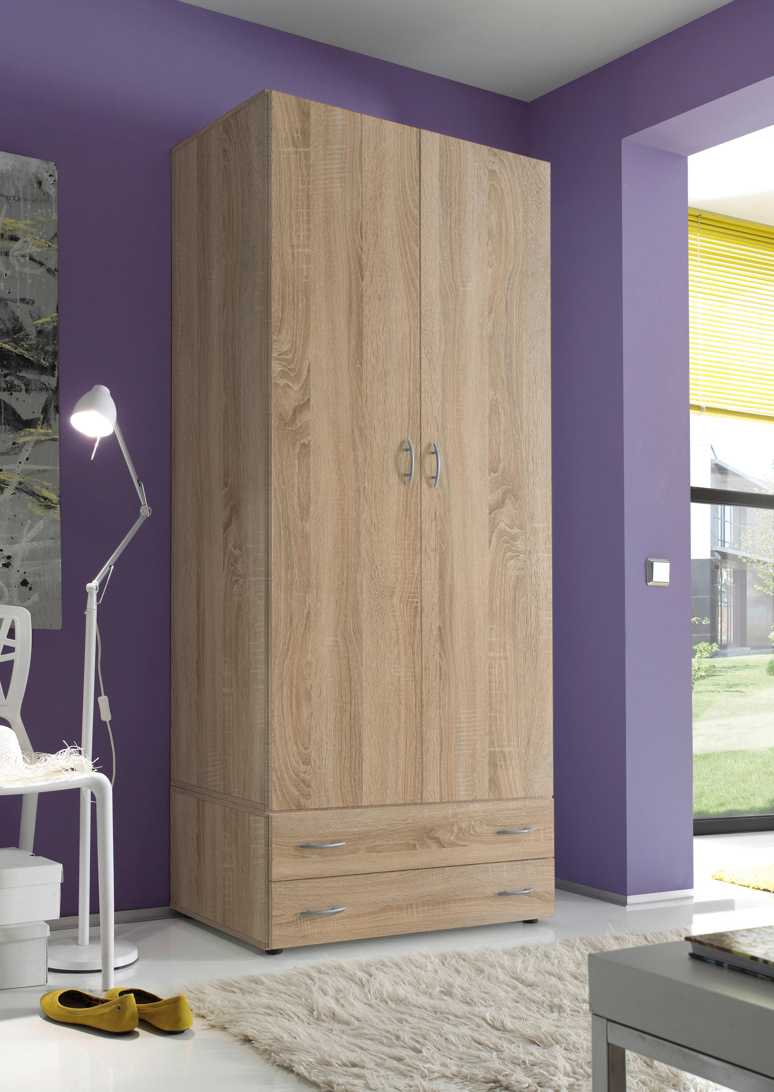 Kleiderschrank B: 81 cm Joe Sonoma Eiche Dekor - Sonoma Eiche, Basics, Holzwerkstoff (81/177/51cm)