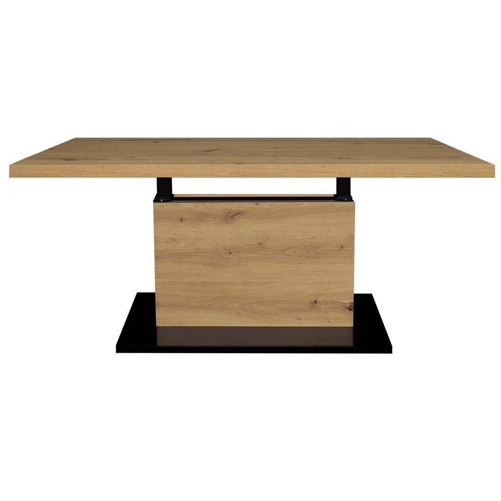 Couchtisch Lift Eiche Artisan/Schwarz