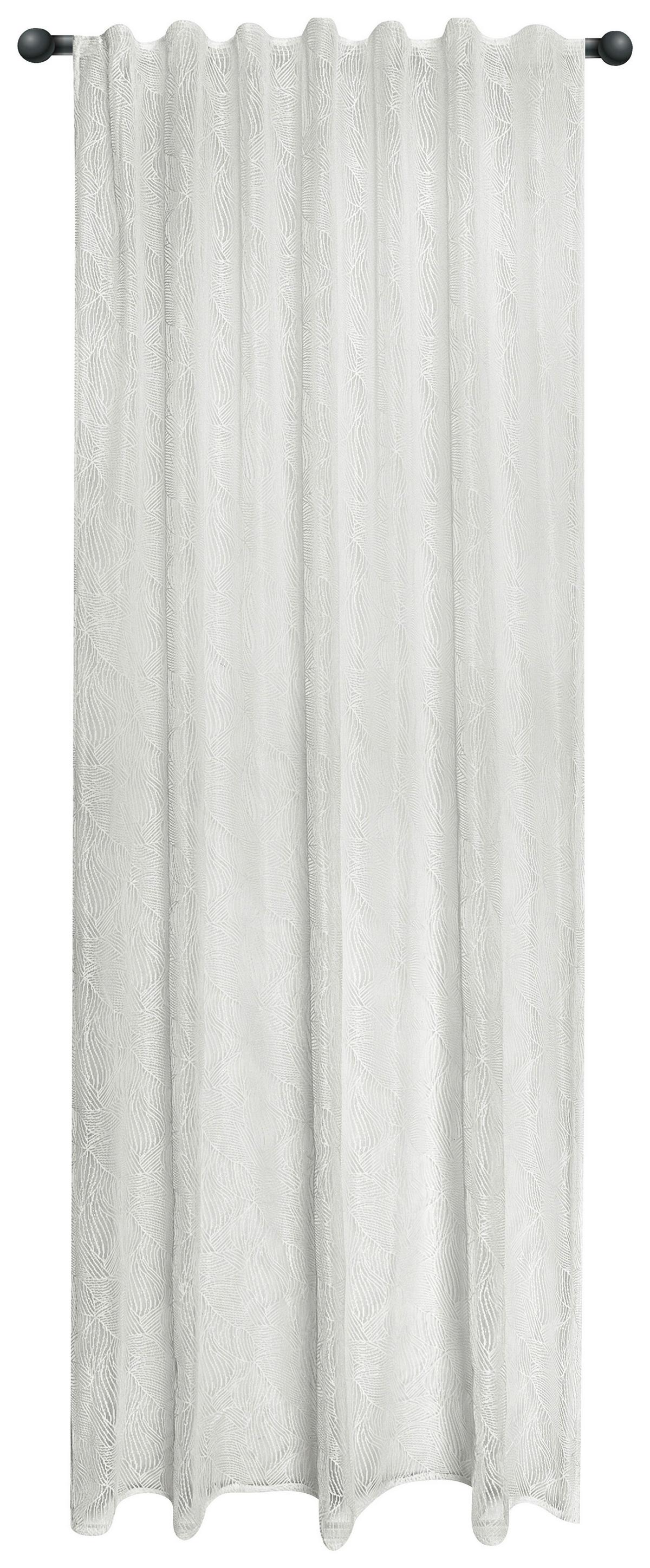 Fertigvorhang Brigitta - Weiß, ROMANTIK / LANDHAUS, Textil (140/245cm) - James Wood