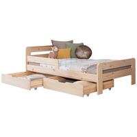 Bett Bennet Naturfarben Inkl. Bettladen, 120x200 Cm - Naturfarben, MODERN, Holz (120/200cm) - MID.YOU