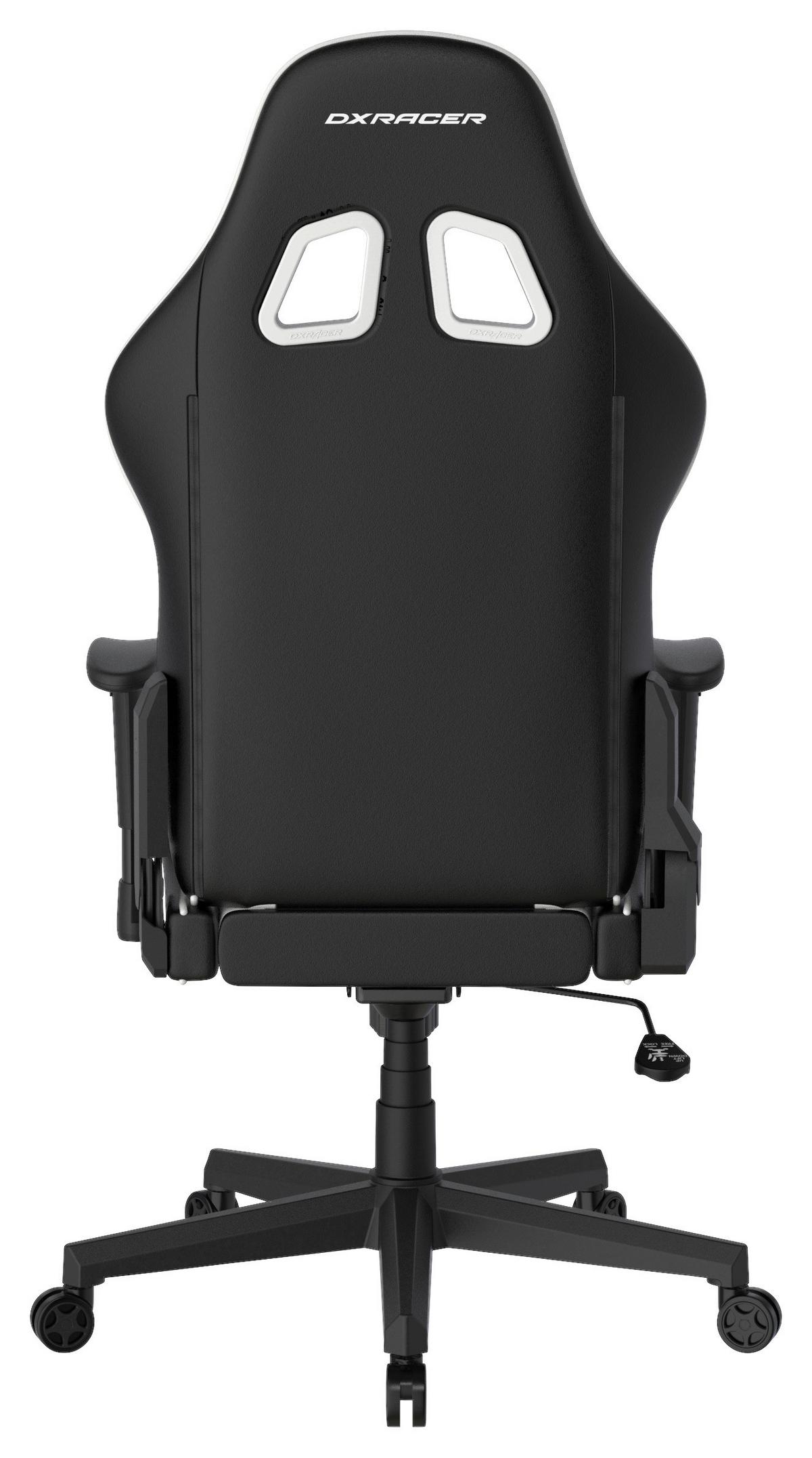 Gamingstuhl DX Racer Prince L - Schwarz/Weiß, MODERN, Kunststoff/Textil (67/126/67cm) - Dxracer