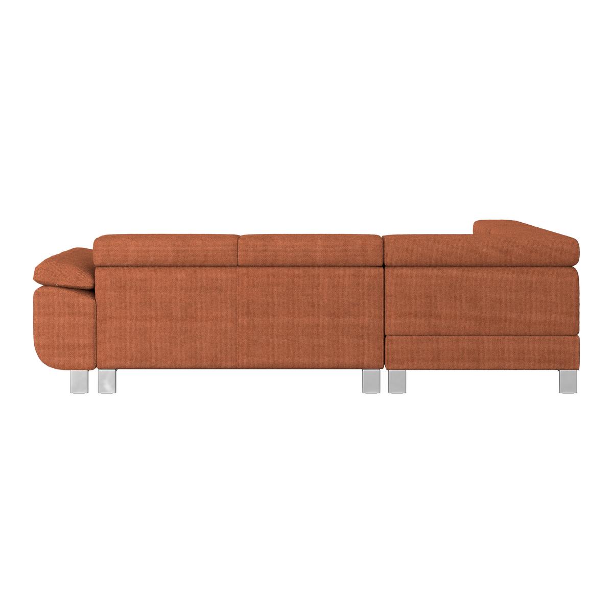 Ecksofa Savona - Rostfarben, MODERN, Textil (230/270cm) - Ondega