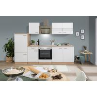 Küchenblock Merle Küchenblock 270 cm - Eichefarben/Weiß, Basics, Holzwerkstoff (270cm) - Respekta