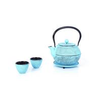 TEEKANNENSET EW-GE-1702B - Blau, Basics, Metall (1100ml) - Echtwerk