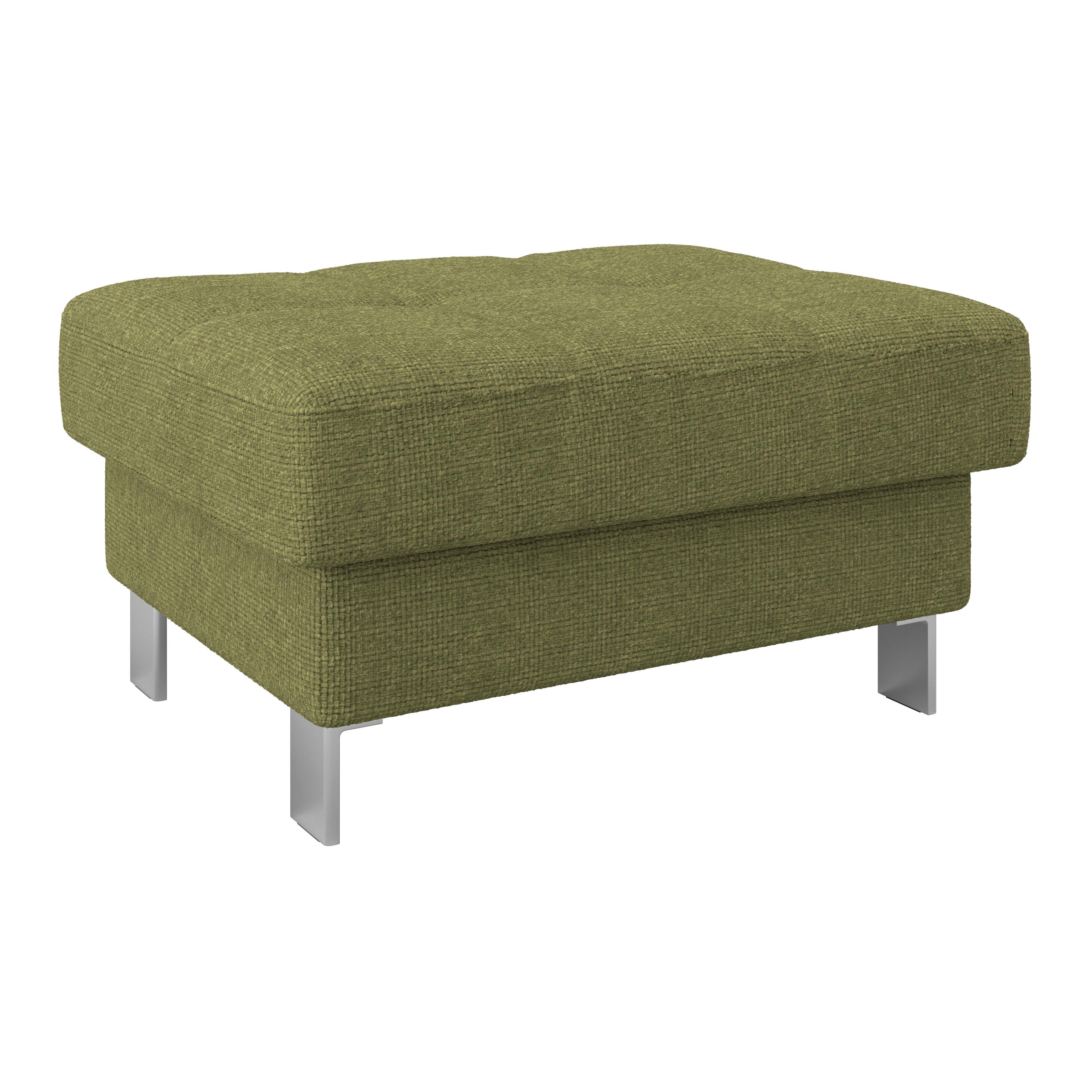 Hocker Savona - Khaki, MODERN, Textil (90/44/73cm) - Ondega