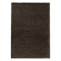 Hochflor Teppich Braun Naturfaser Fluffy 200x290 cm - Braun, Basics, Textil (200/290cm)