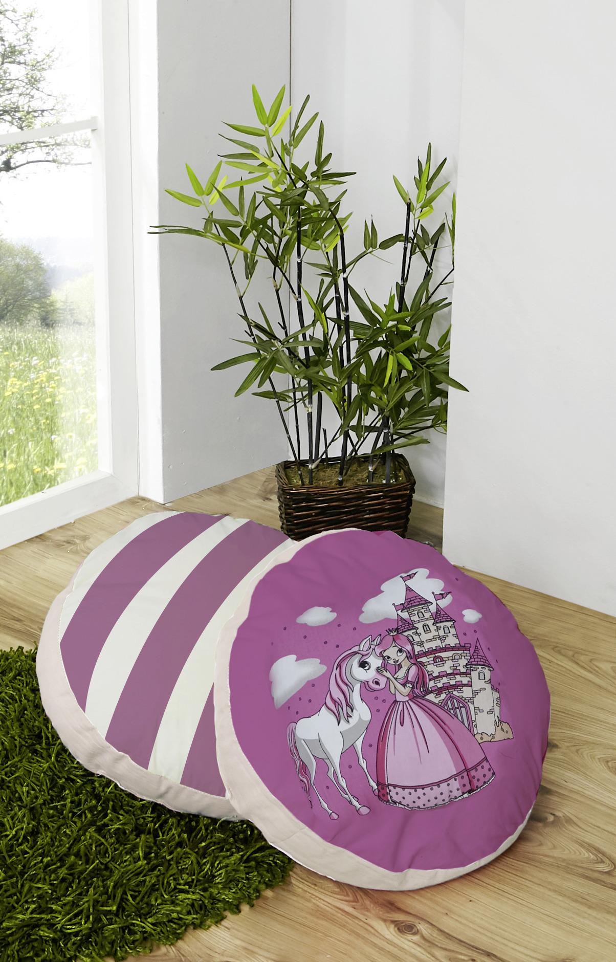 Zierkissen 40x40 cm Baumwolle Pink - Pink, KONVENTIONELL, Textil (40/40cm) - MID.YOU