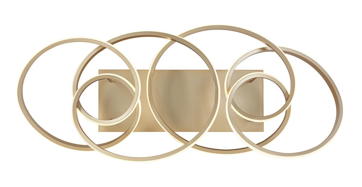 STROPNÉ LED SVIETIDLO JULI - cappuccino, Modern, kov/plast (70/40/25cm) - Premium Living