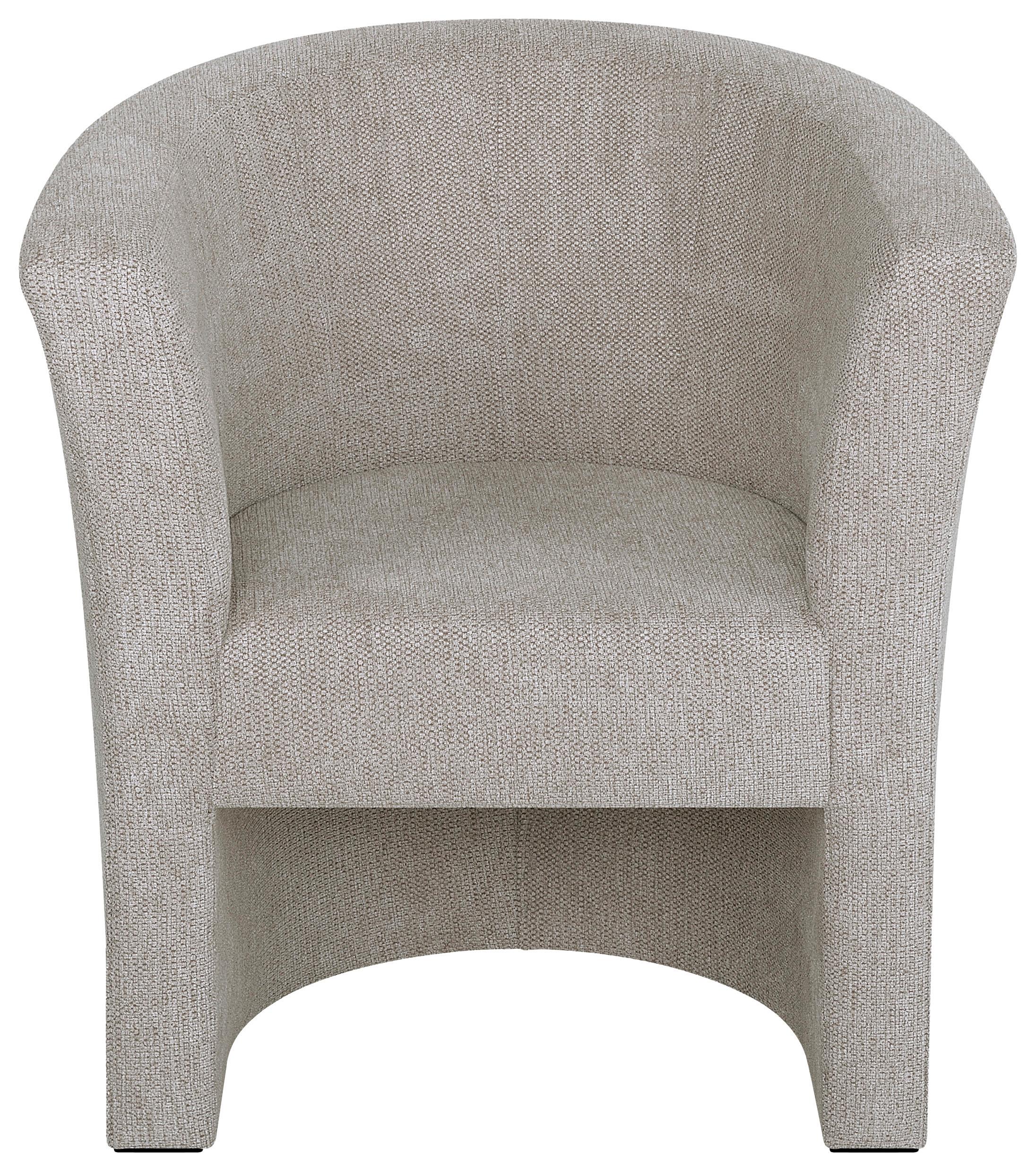 Koktailové kreslo PAUL, béžová tkanina GLOW - čierna/béžová, Konventionell, kompozitné drevo/textil (70/76/64cm) - P & B