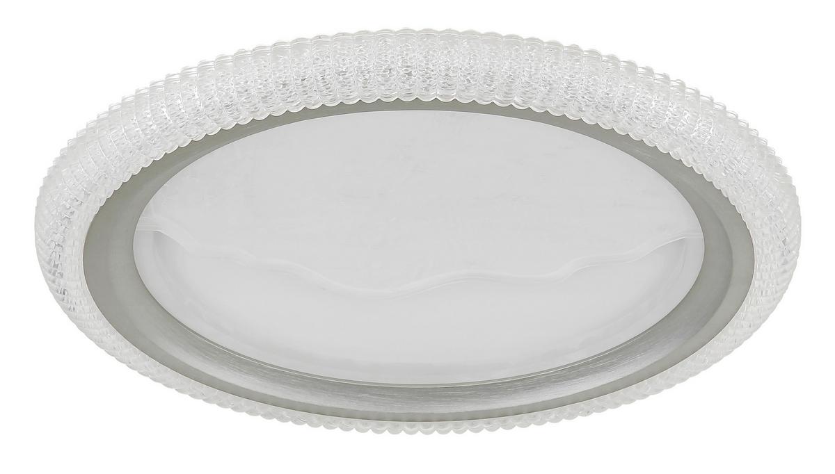 LED-Deckenleuchte 3000/4200/6000k - Sandfarben/Klar, Basics, Kunststoff/Metall (39,5/5,5cm)