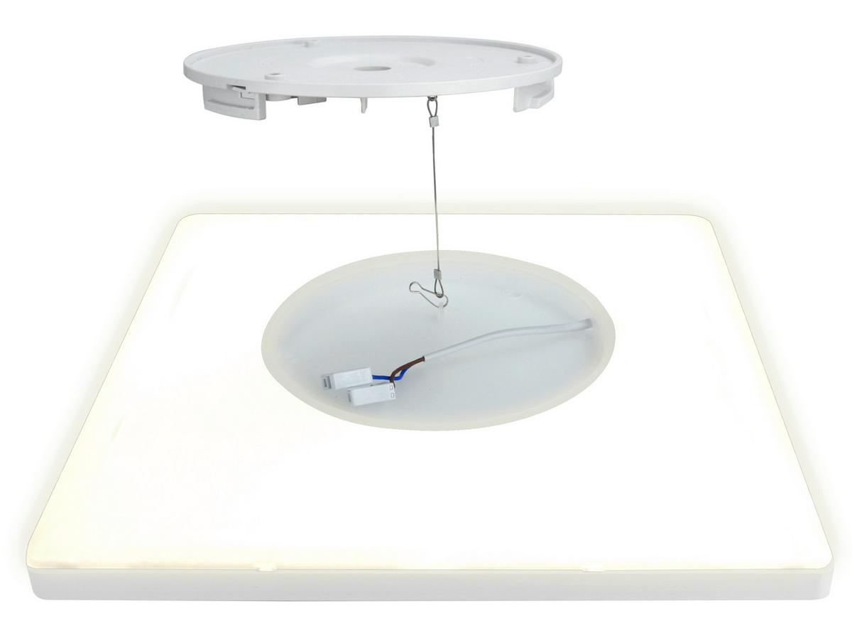 LED-Paneel 2460500240196 Twice² - Weiß, Basics, Kunststoff (42/42/2,9cm)