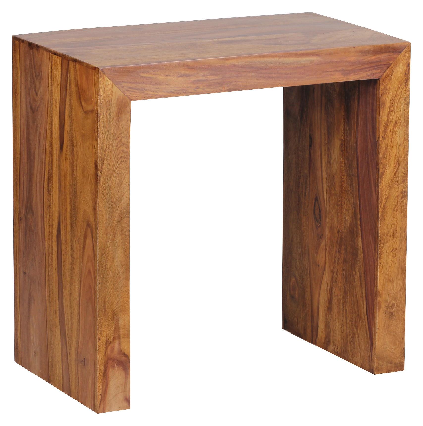Příruční Stolek Mumbai Masiv - barvy sheesham, Design, dřevo (60/35/60cm) - MID.YOU