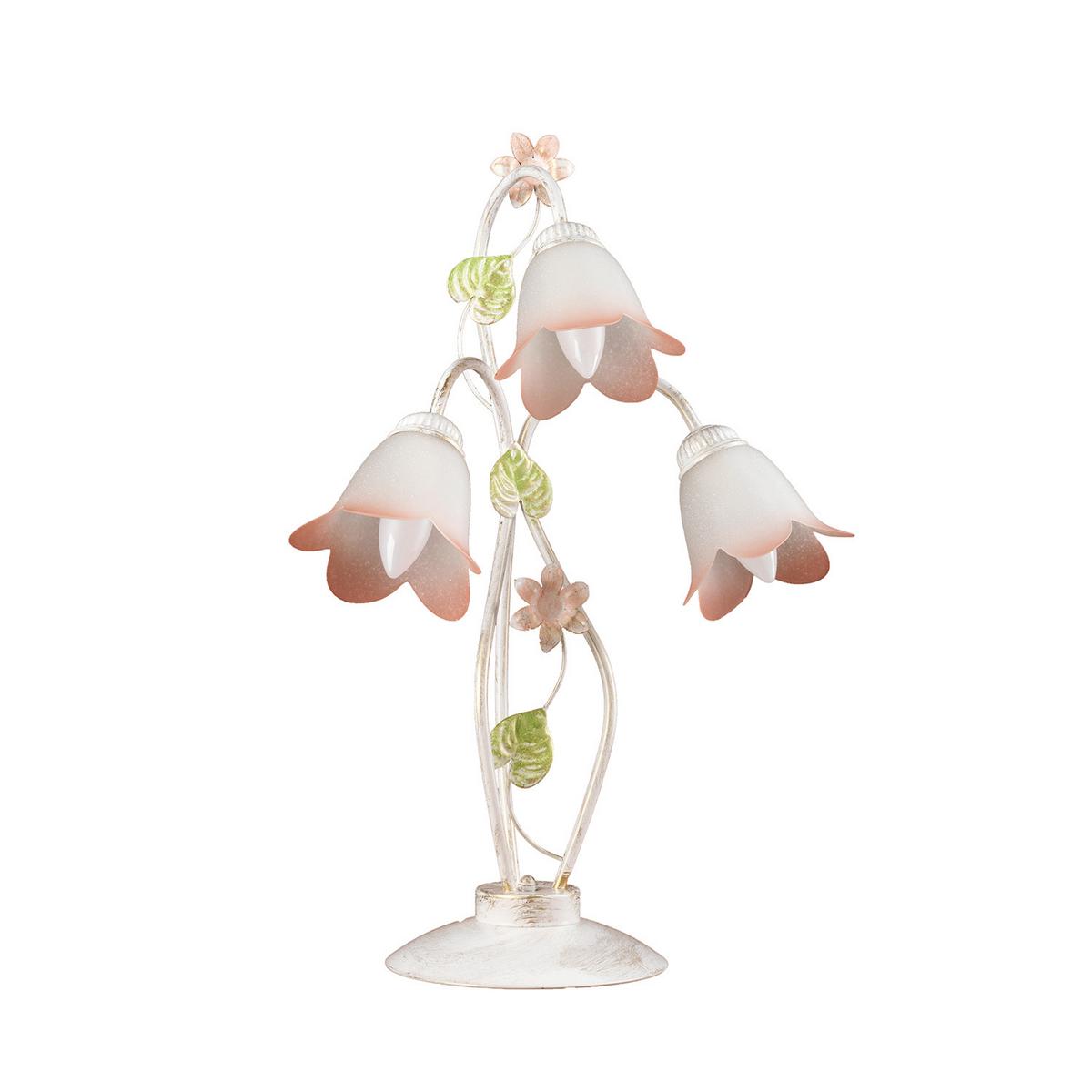 Tischleuchte 4217/Lg - Natur, Glas/Metall (45/20/60cm)