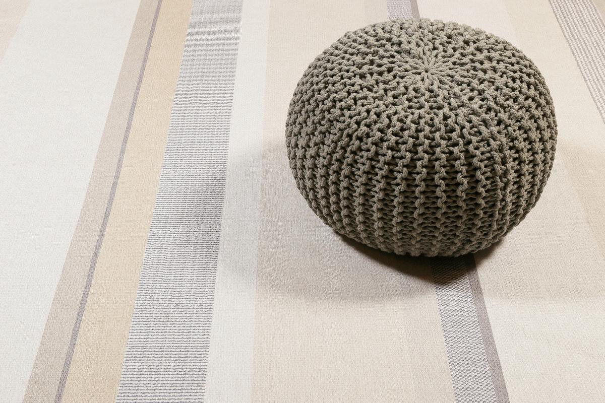 Flachwebteppich Ben Taupe/Sandfarben 120x170 cm - Taupe/Sandfarben, KONVENTIONELL, Textil (120/170cm) - Esprit