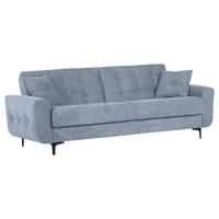 Schlafsofa Morton - Schwarz/Hellblau, KONVENTIONELL, Textil (230/84/95cm) - Livetastic
