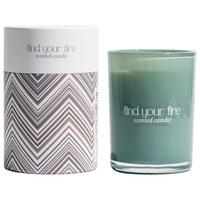 VONNÁ SVIEČKA LIBELLA - svetločervená, prírodné materiály/sklo (8/10,6cm) - Modern Living