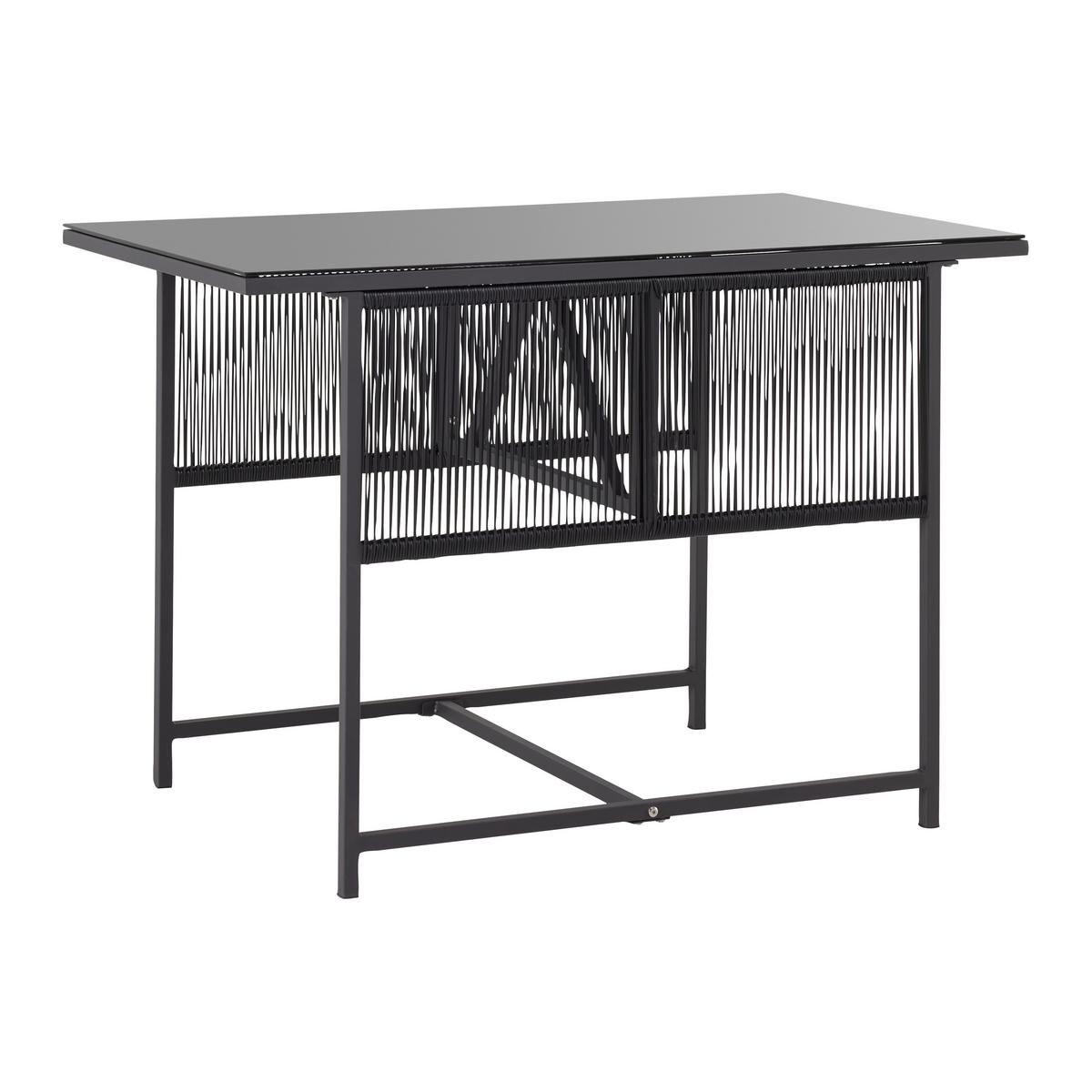 Záhradní souprava STELA - šedá/černá, Moderní, kov/textil - Bessagi Garden