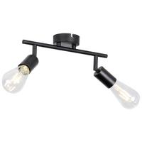 Bodové svietidlo MOLLY, D/Š/V: 30/8/15,5 CM - čierna, Konventionell, kov (30/8/15,5cm) - Mömax