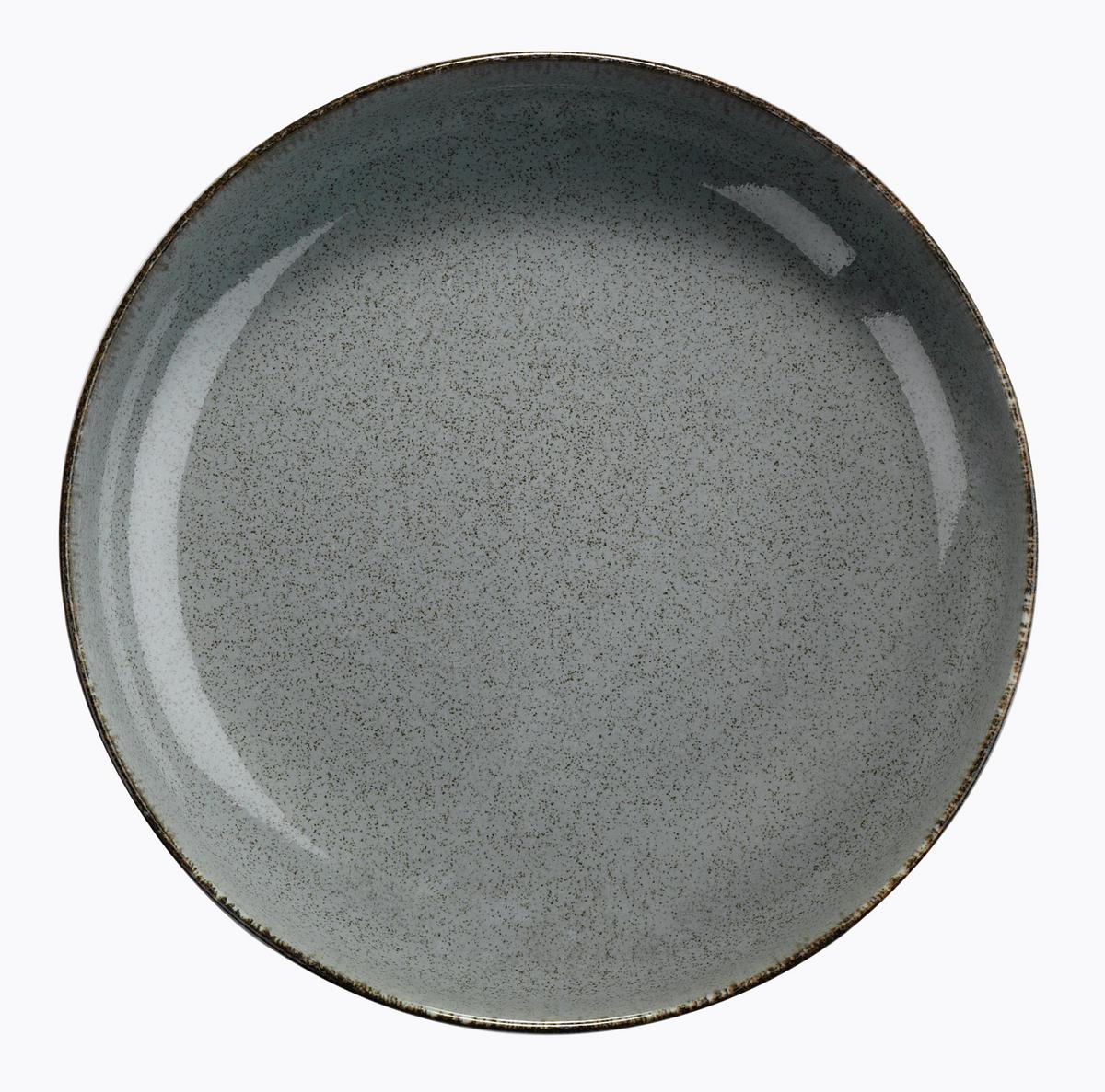 Suppenteller Porzellan Blau Sonora DxH: ca. 20x4,7 cm - Blau, MODERN, Keramik (20/4,7cm) - James Wood