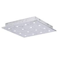 Led-deckenleuchte 39073_vezeno 1 - Silberfarben, KONVENTIONELL, Metall (37/37/5cm) - Eglo