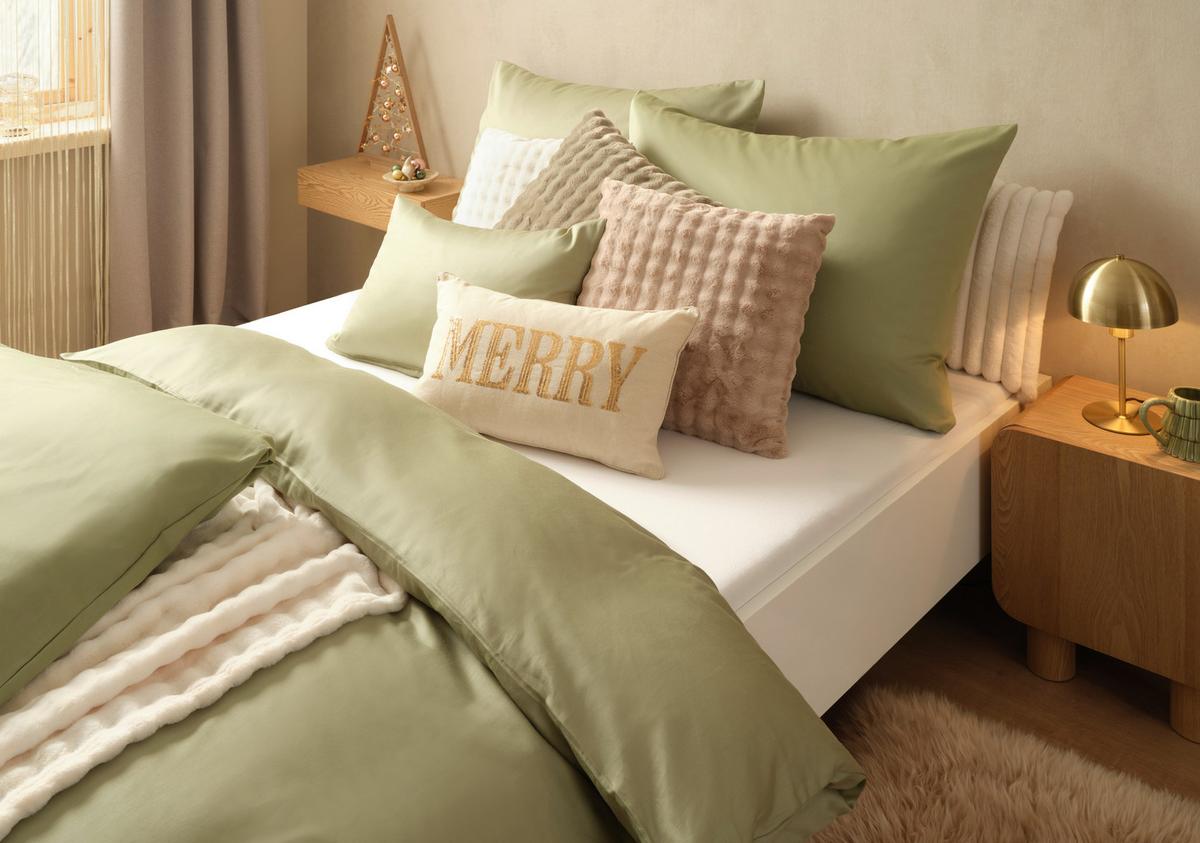 DEKORAČNÍ POLŠTÁŘ MERRY - barvy zlata/béžová, textil (30/50cm) - Mömax