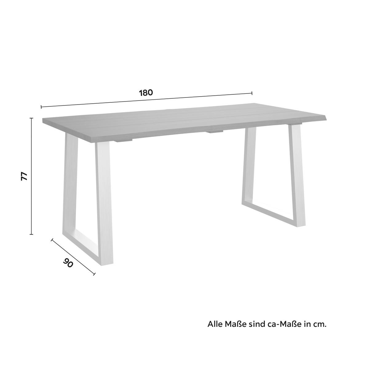 Záhradný stůl akáciea masiv MAURO 180x90cm - barvy vlašských ořechů, Moderní, kov/dřevo (180/90/77cm) - Bessagi Garden