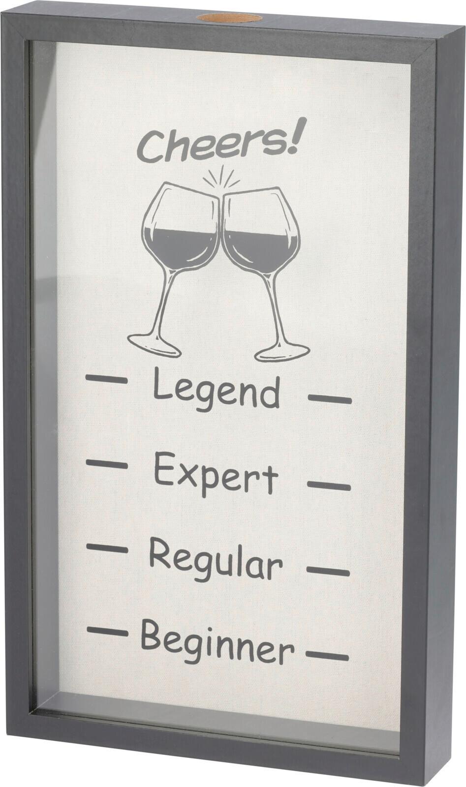 Fali Dekoráció Fl2100030 - faalapú anyag/Üveg (21/35/4,5cm)