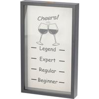 Fali Dekoráció Fl2100030 - faalapú anyag/Üveg (21/35/4,5cm)