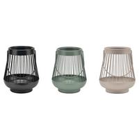 lampáš Š/V/H: 13/15,5 CM - čierna/sivá, Modern, kov (13/15,5cm) - Mömax