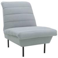 Sessel Looks Ix - Schwarz/Hellblau, Design, Textil (72/92/103cm) - LOOKS by W.Joop