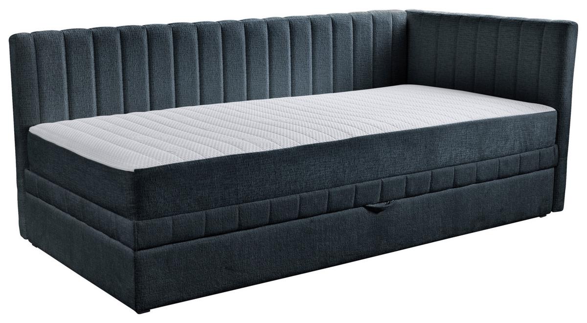 Schlafsofa Roma - Schwarz, Design, Textil (212/83/99cm) - MID.YOU