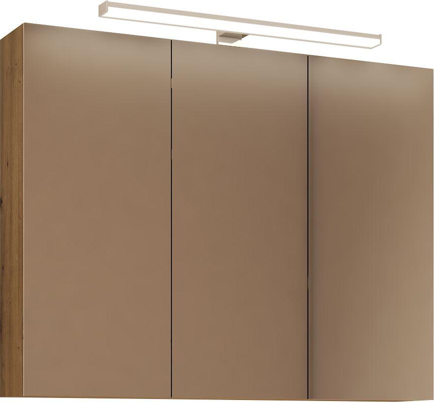 Spiegelschrank C-Line Eichefarben B: 90 cm