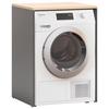 Waschmaschinenschrank Anthrazit/Eichefarben B:67,1cm - Eichefarben/Anthrazit, MODERN, Holzwerkstoff (67,1/96/60cm) - MID.YOU