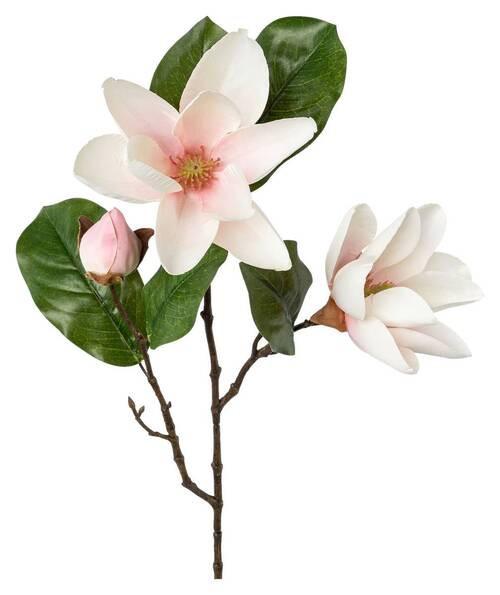 Kunstblume Magnolie Hellrosa L: 68cm, Alina