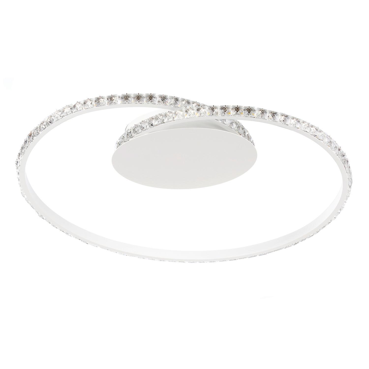 LED-Deckenleuchte 5052/Plb - Weiß, Design, Metall (50/10/43cm)