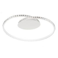 LED-Deckenleuchte 5052/Plb - Weiß, Design, Metall (50/10/43cm)