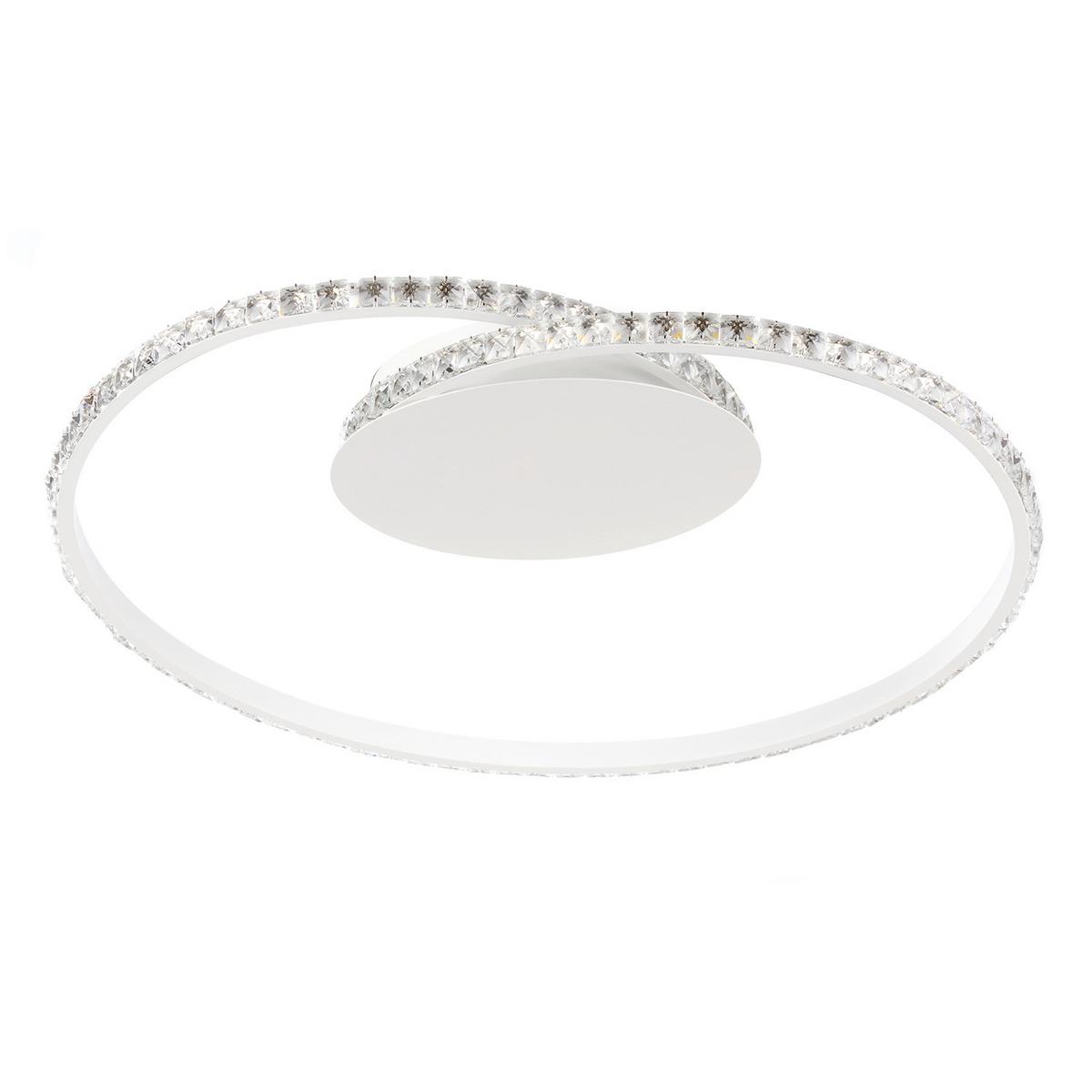 LED-Deckenleuchte 5052/Plb - Weiß, Design, Metall (50/10/43cm)