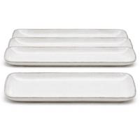 Servierplatten-Set Creme - Creme, Basics, Keramik (35,5/2,5/20cm) - Van Well