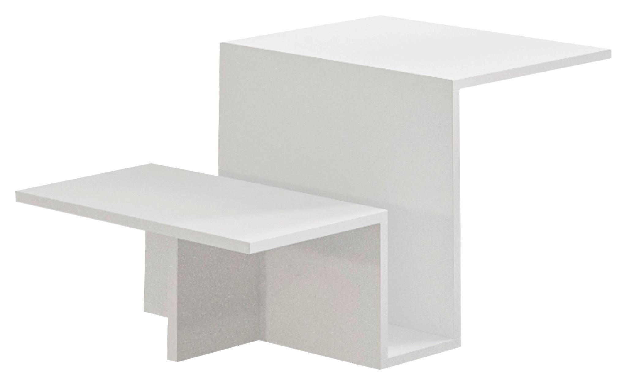 Couchtisch Relinda Weiß B: 90 Cm - Weiß, Design, Holzwerkstoff (90/45/50cm) - Livetastic