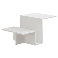 Couchtisch Relinda Weiß B: 90 Cm - Weiß, Design, Holzwerkstoff (90/45/50cm) - Livetastic