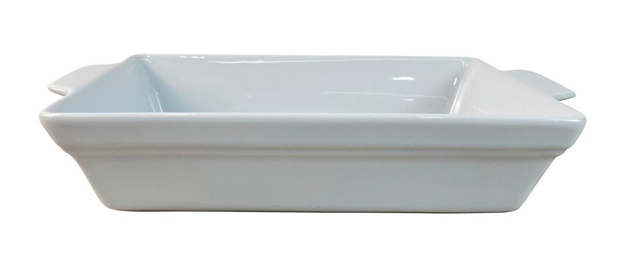 Auflaufform Josie - Weiß, KONVENTIONELL, Keramik (26,5/15,5/5cm) - James Wood